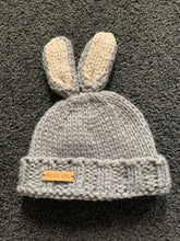 Load image into Gallery viewer, Knit Beanie Grey Blue
