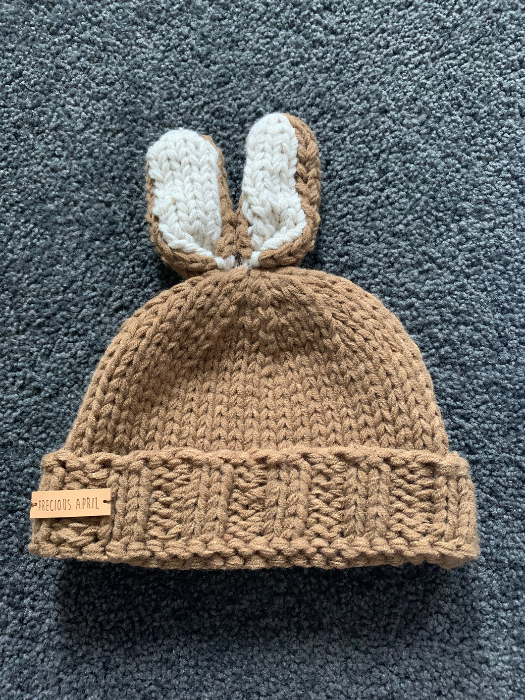 Knit Beanie Brown