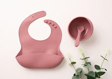 Load image into Gallery viewer, Pink 3 Piece Feeding Set
