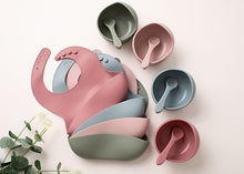 Load image into Gallery viewer, Pink 3 Piece Feeding Set
