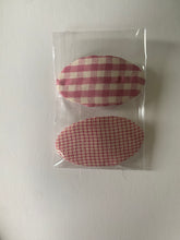 Load image into Gallery viewer, Gingham Hair Clips
