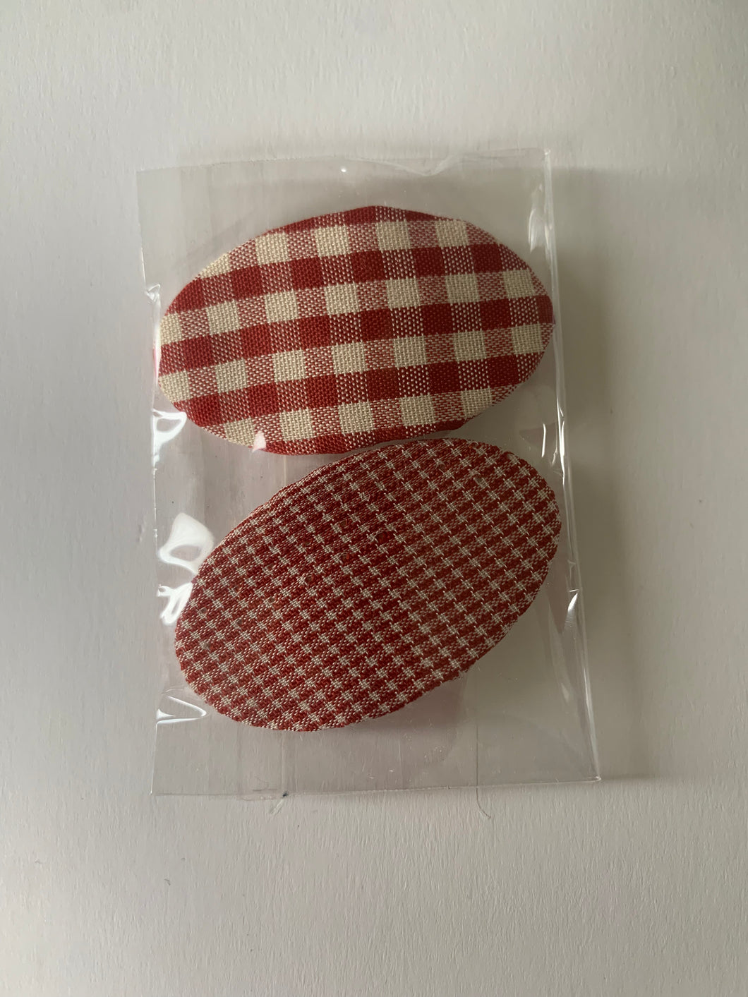 Gingham Hair Clips